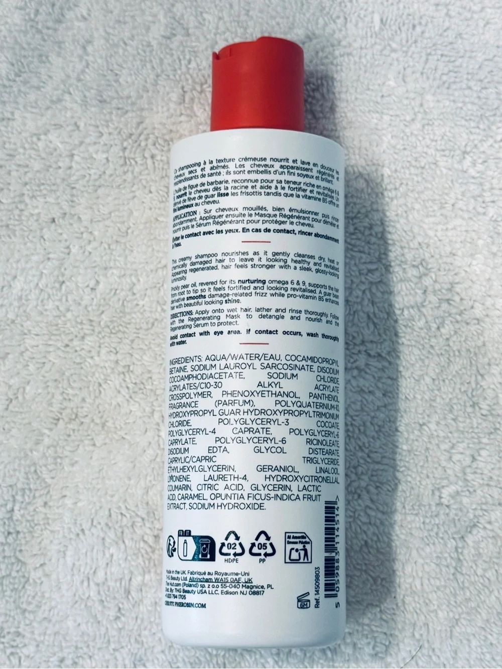 Christophe Robin Regenerating Shampoo with Prickly Pear Oil 250ml BRAND NEW